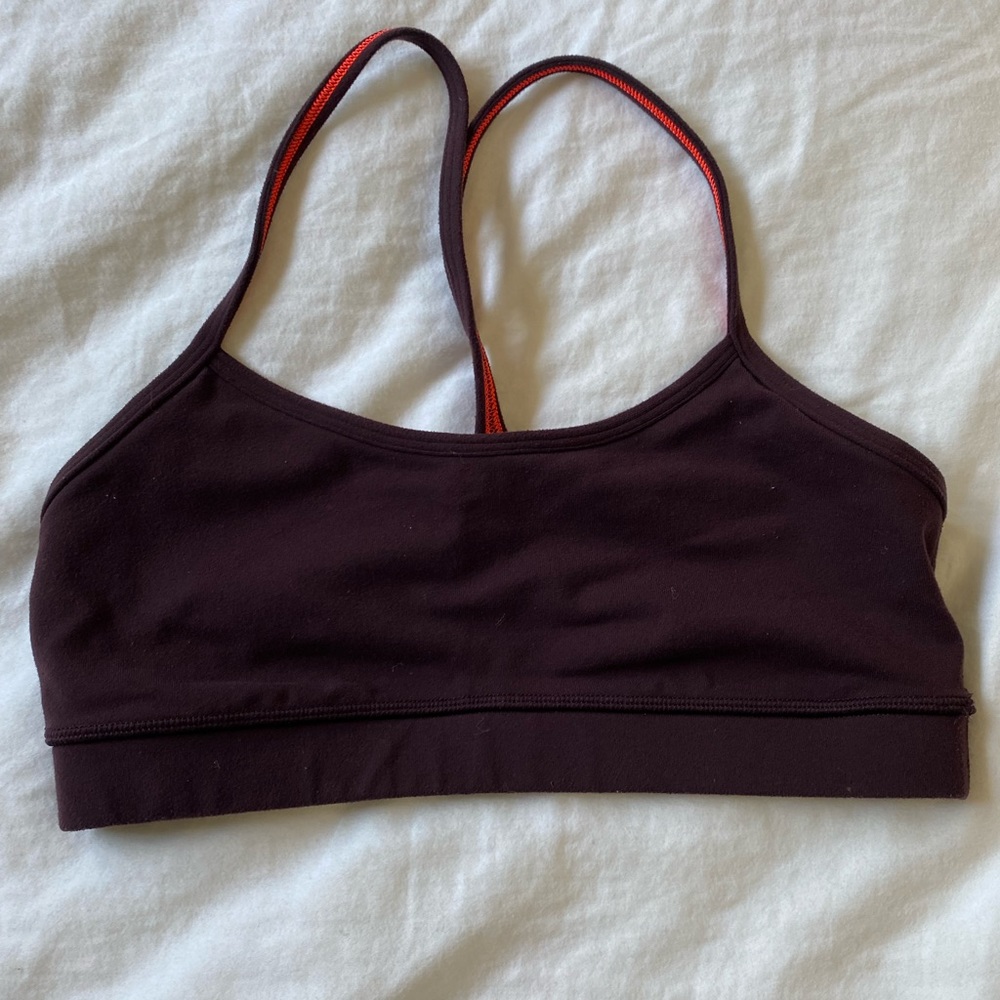 Lululemon Flow Y Bra Purple Size 6